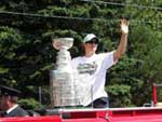 Crosby up close with the cup